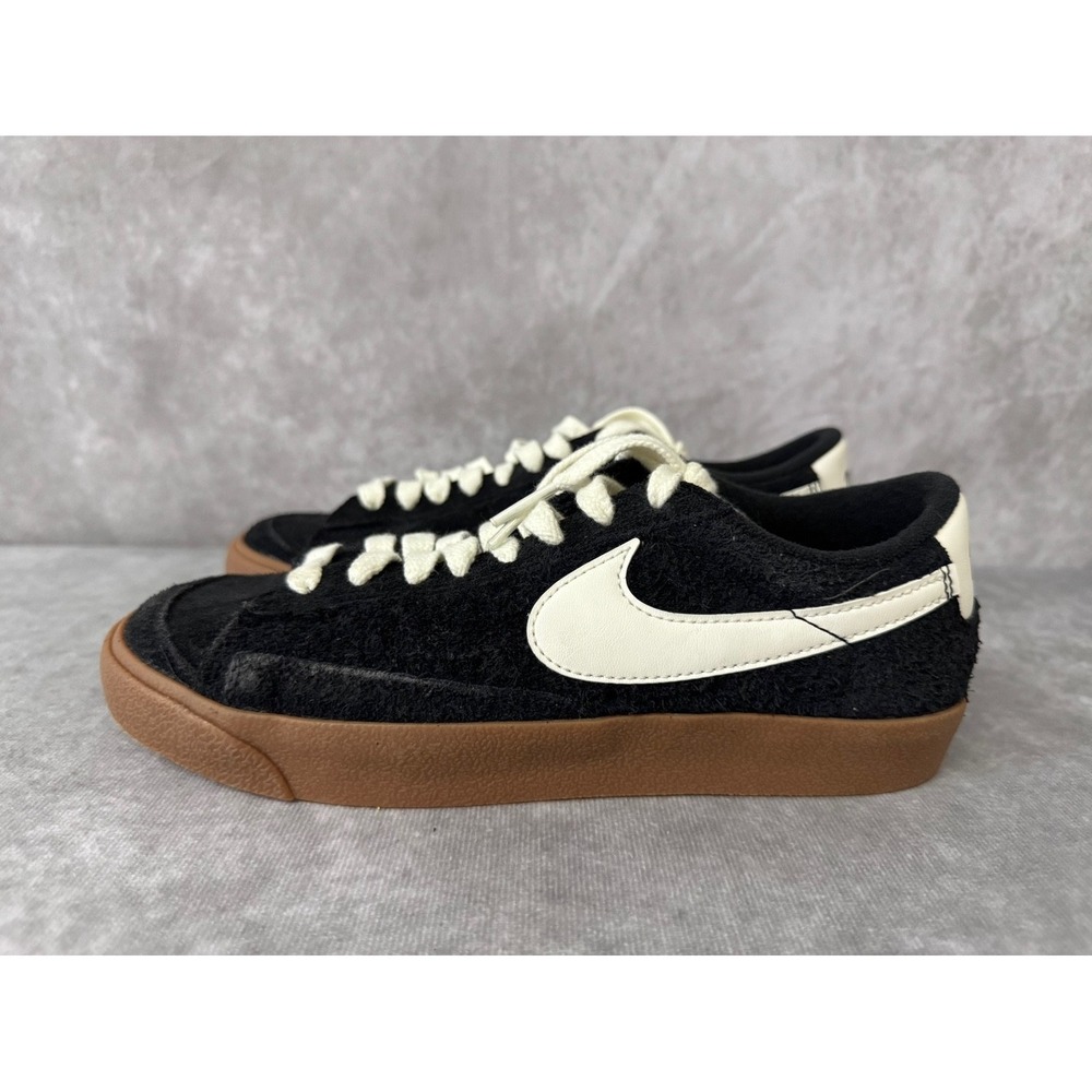Nike Blazer Low '77 Vintage Black/Sail/Gum Women's Size 6.5 – Retro Sneakers –‎